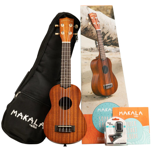 Kala MKSPACK Makala Classic Soprano Ukulele Pack
