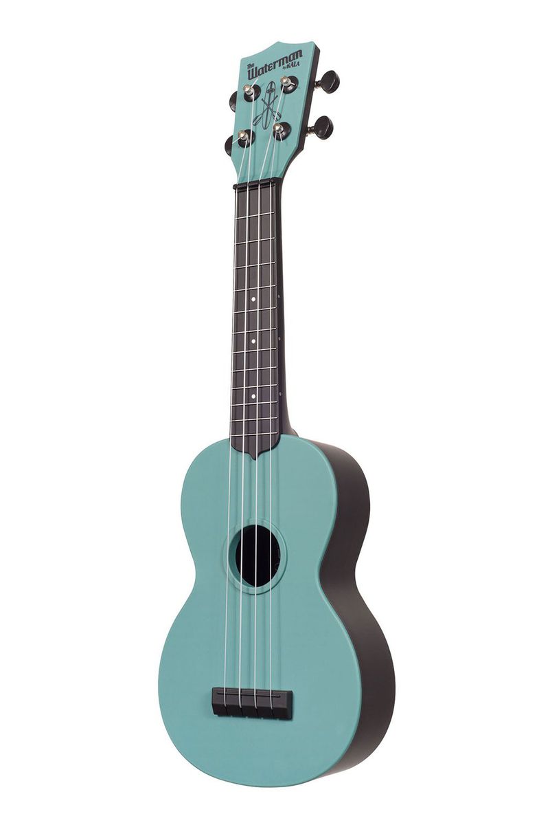 Kala SWGBL Waterman Soprano Ukulele - Glow-in-the-dark Blue