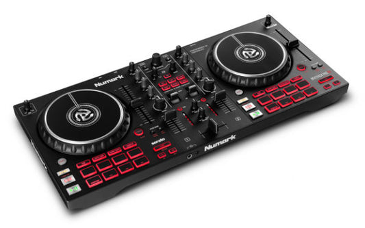 NUMARK 6IN JOG WHEELS FX PADDLES 2 X RCA OUTS MIXTRACKPLATINUMFX