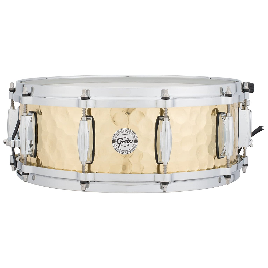 GRETSCH DRUMS Hammered Brass 14x5 Snare Drum
