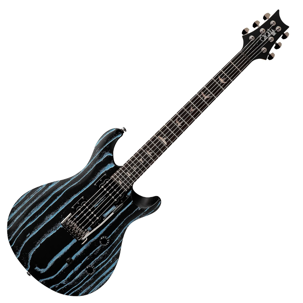 PRS SE Swamp Ash CE24 Limited Edition Electric Guitar - Sandblasted Blue with Rosewood Fingerboard