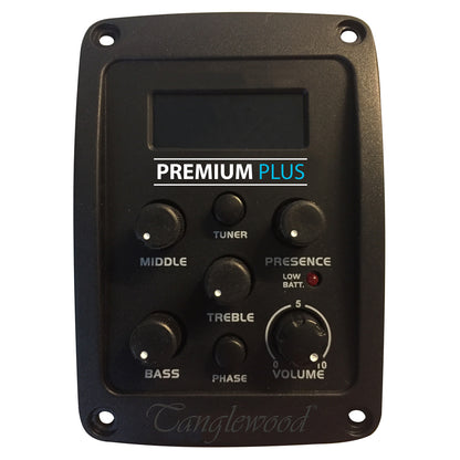 Tanglewood TWBBSDE Blackbird Dreadnought Smokestack Black Satin All Mahogany w/ Elec & Bag