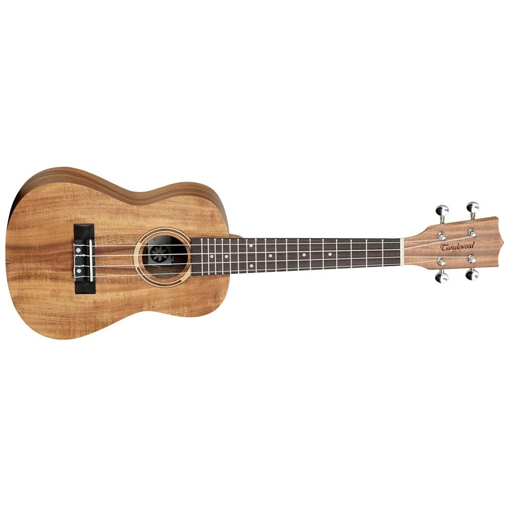 Tanglewood TWT8E Tiare Uke Concert All Koa w/Electronics & Bag