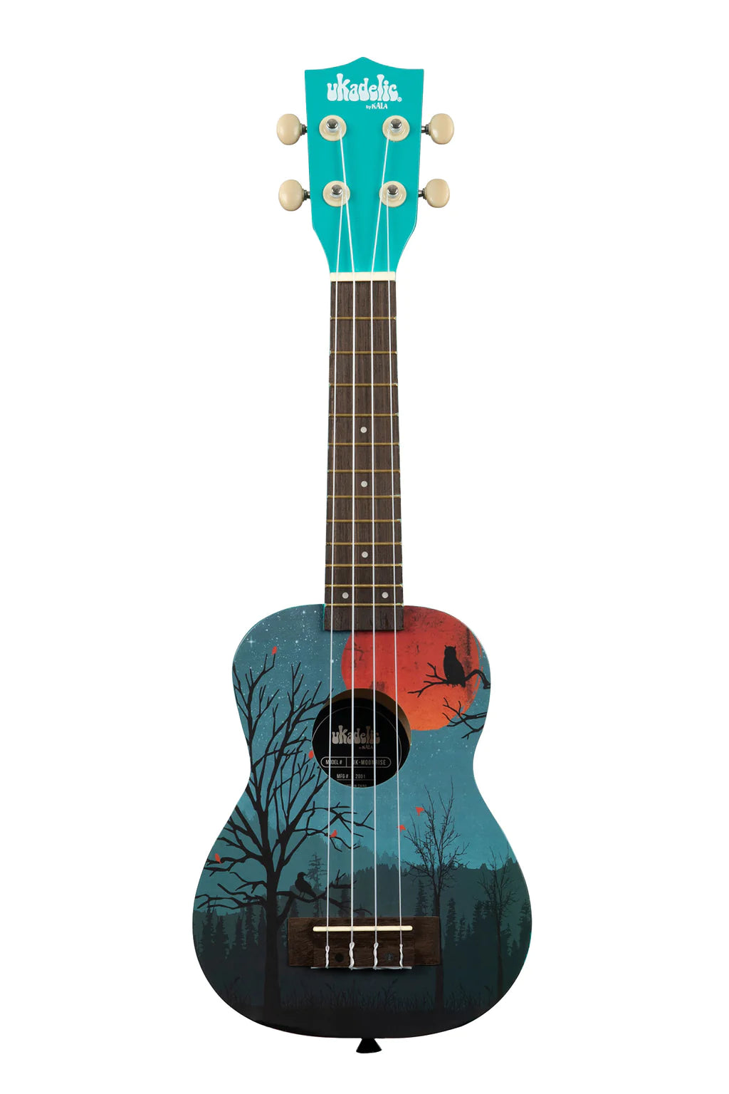Kala UKMOONRISE Ukadelic Soprano Wood Ukulele - Moonrise