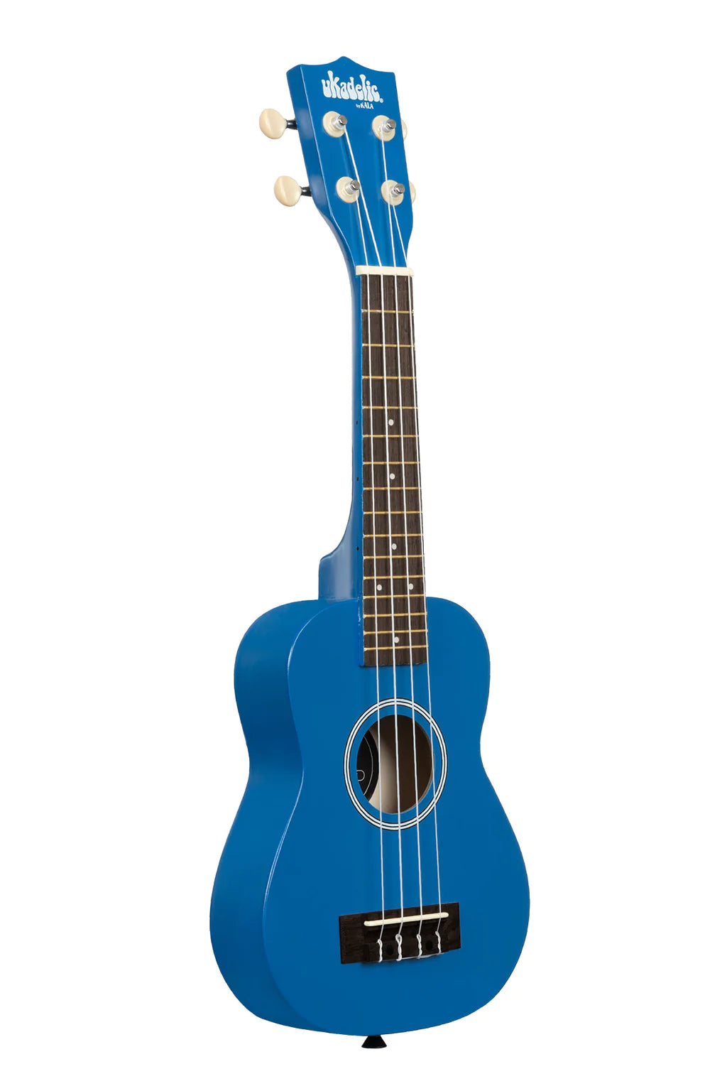 Kala UKBLUEINK Ukadelic Soprano Wood Ukulele - Dark Blue