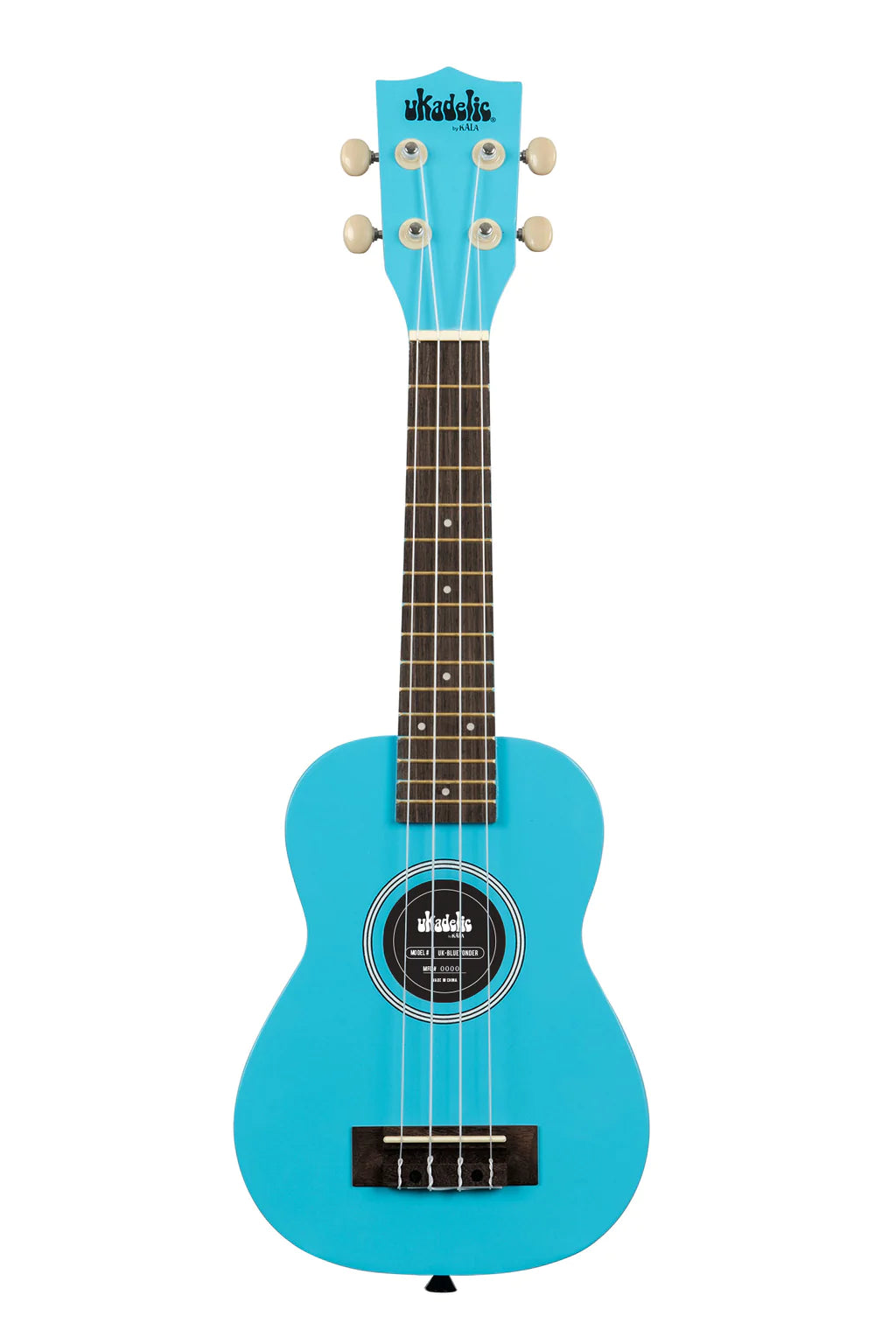 Kala UKBLUEYONDER Ukadelic Soprano Wood Ukulele - Blue Yonder