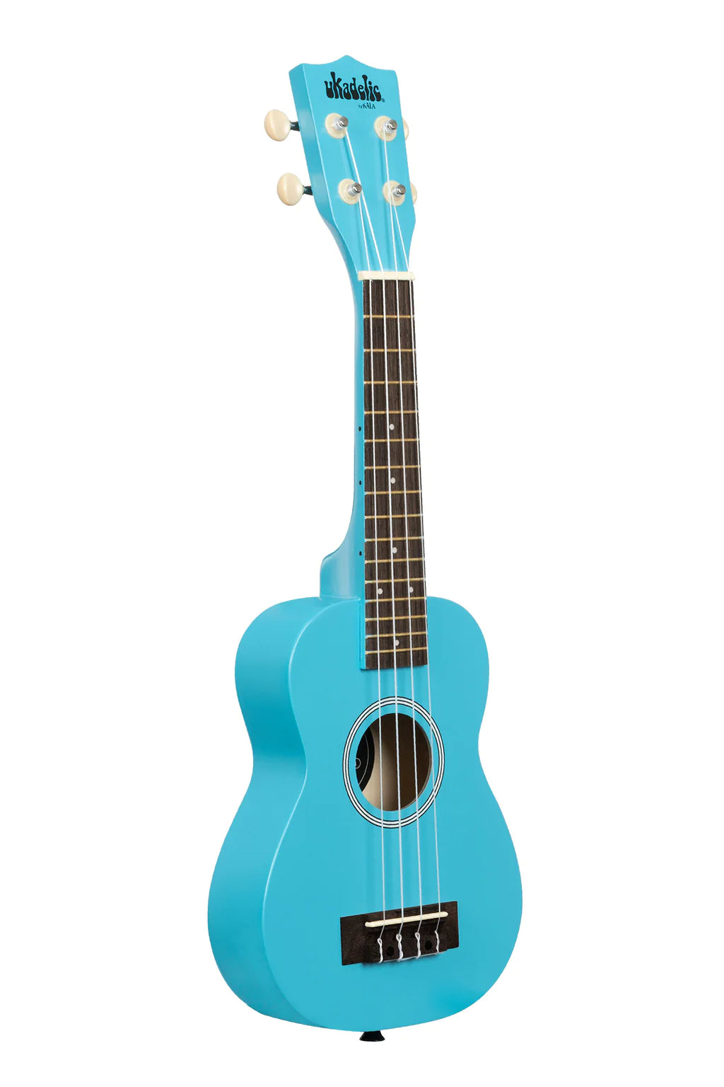 Kala UKBLUEYONDER Ukadelic Soprano Wood Ukulele - Blue Yonder
