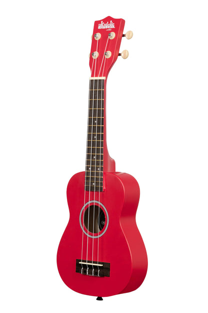 Kala UKCHERRYBOMB Ukadelic Soprano Wood Ukulele - Cherry Bomb