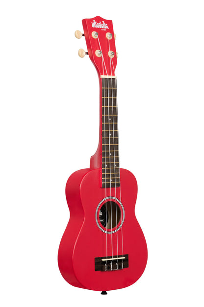 Kala UKCHERRYBOMB Ukadelic Soprano Wood Ukulele - Cherry Bomb