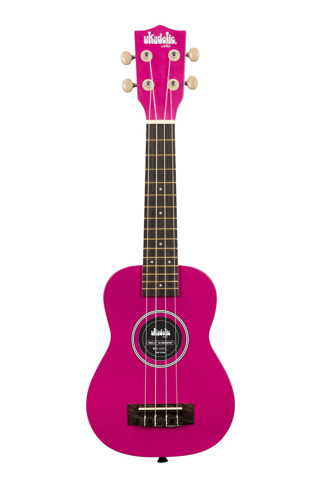 Kala UKDRAGONFRUIT Ukadelic Soprano Wood Ukulele - Dragonfruit