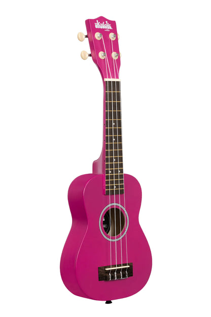 Kala UKDRAGONFRUIT Ukadelic Soprano Wood Ukulele - Dragonfruit