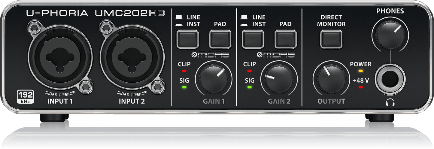 BEHRINGER AUDIO INTERFACE UMC 202HD