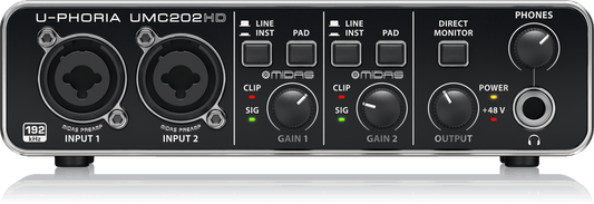 BEHRINGER AUDIO INTERFACE UMC 202HD