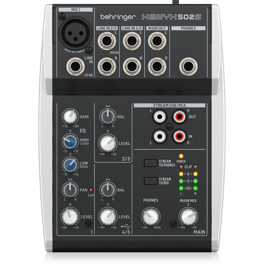 BEHRINGER XENYX 502S MIXER