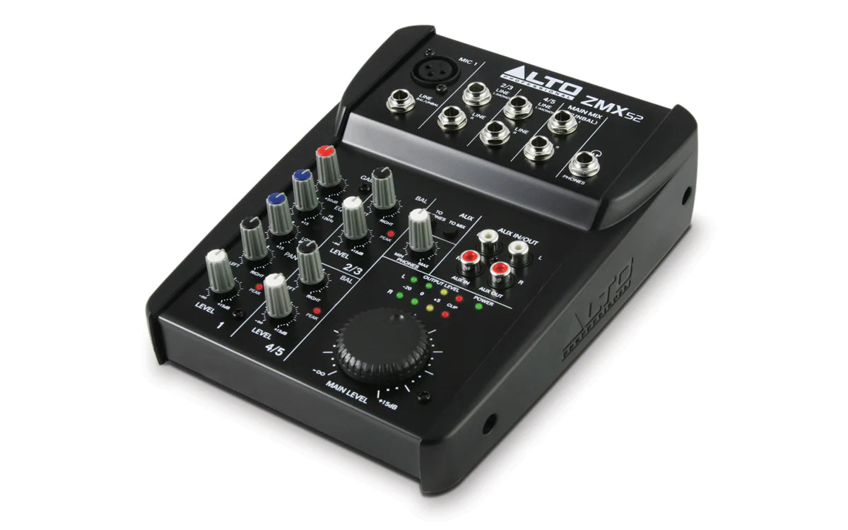 ALTO PRO ZEPHYR SERIES 1 XLR 1/4IN OUTPUTS MIXER