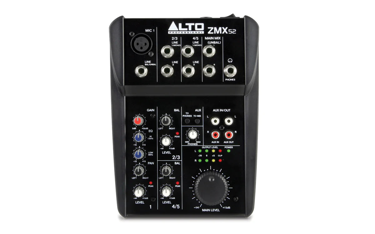 ALTO PRO ZEPHYR SERIES 1 XLR 1/4IN OUTPUTS MIXER