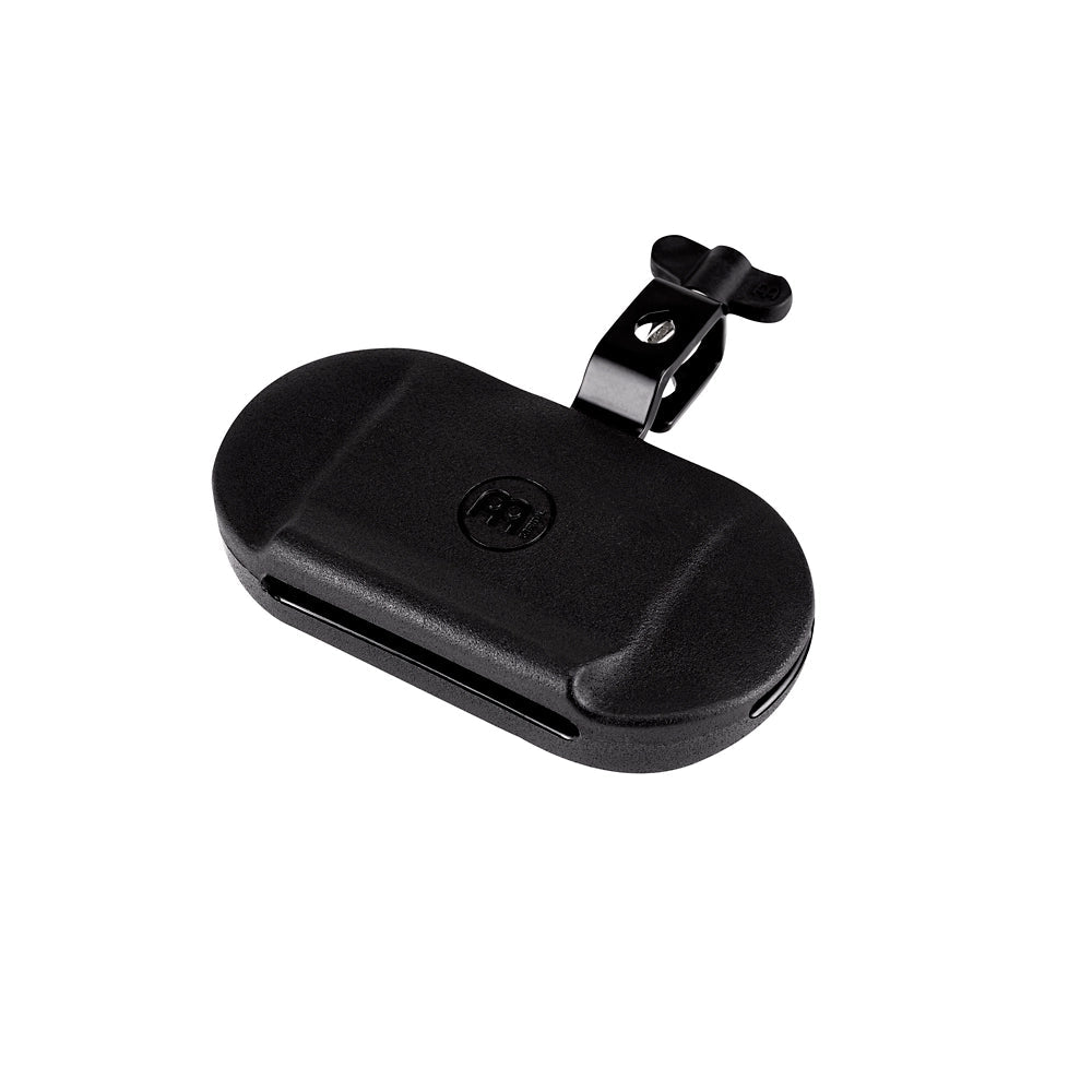 MEINL Percussion Block High Pitch w/ Adjustable Mount - Black