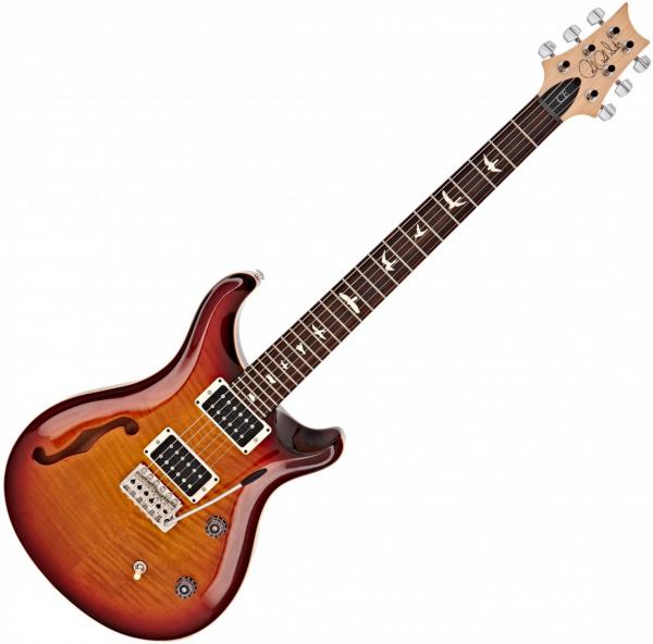 PRS CE24 Semi-Hollow Electric Guitar - Dark Cherry Sunburst