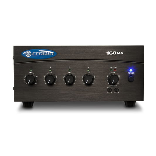 CROWN - G160MAE60 - G160MA - FOUR INPUT. 60W MIXER AMPLIFIER