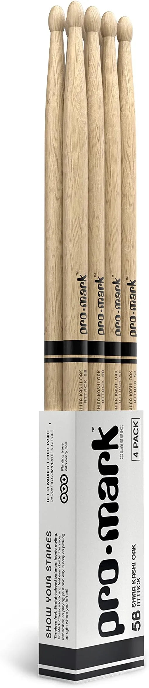 Promark PW5BW Shira Kashi Oak 5B Wood Tip