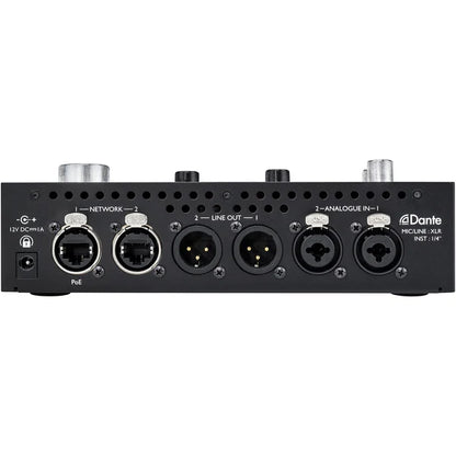 FOCUSRITE Pro Rednet X2P 2x2 Ethernet Audio Digital IO with Mic Preamps