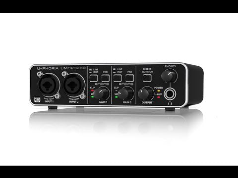 BEHRINGER UMC202HD AUDIO INTERFACE