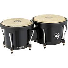 MEINL Percussion Headliner Series Bongo 6 1/2" & 7 1/2" ABS Plastic - Black