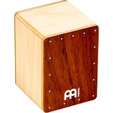 MEINL Percussion Mini Cajon Shaker Ovangkol Frontplate