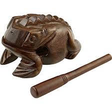 MEINL Percussion Wooden Frog Large - Brown