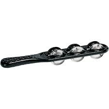 MEINL Percussion Jingle Stick Stainless Steel Jingles - Black