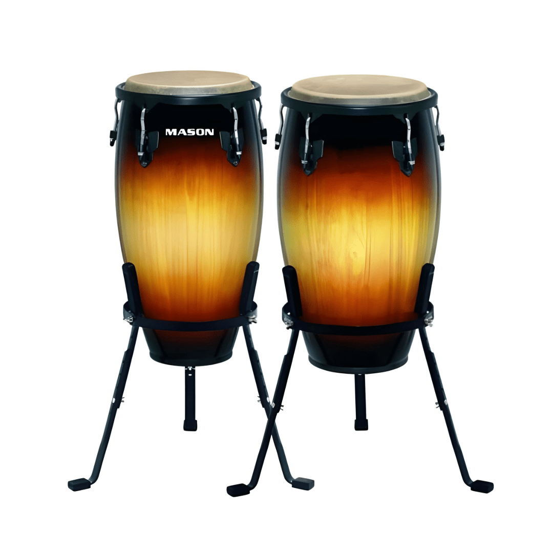 MASON 10+11 INCH FIBERGLASS CONGA SET SUNBURST