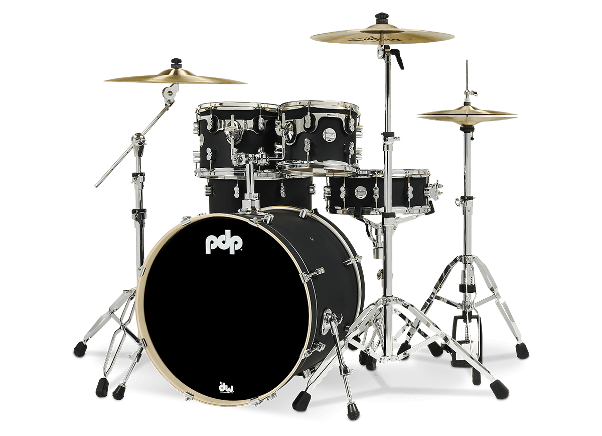 PDP CONCEPT 5P MAPLE SATIN BLACK CR HW