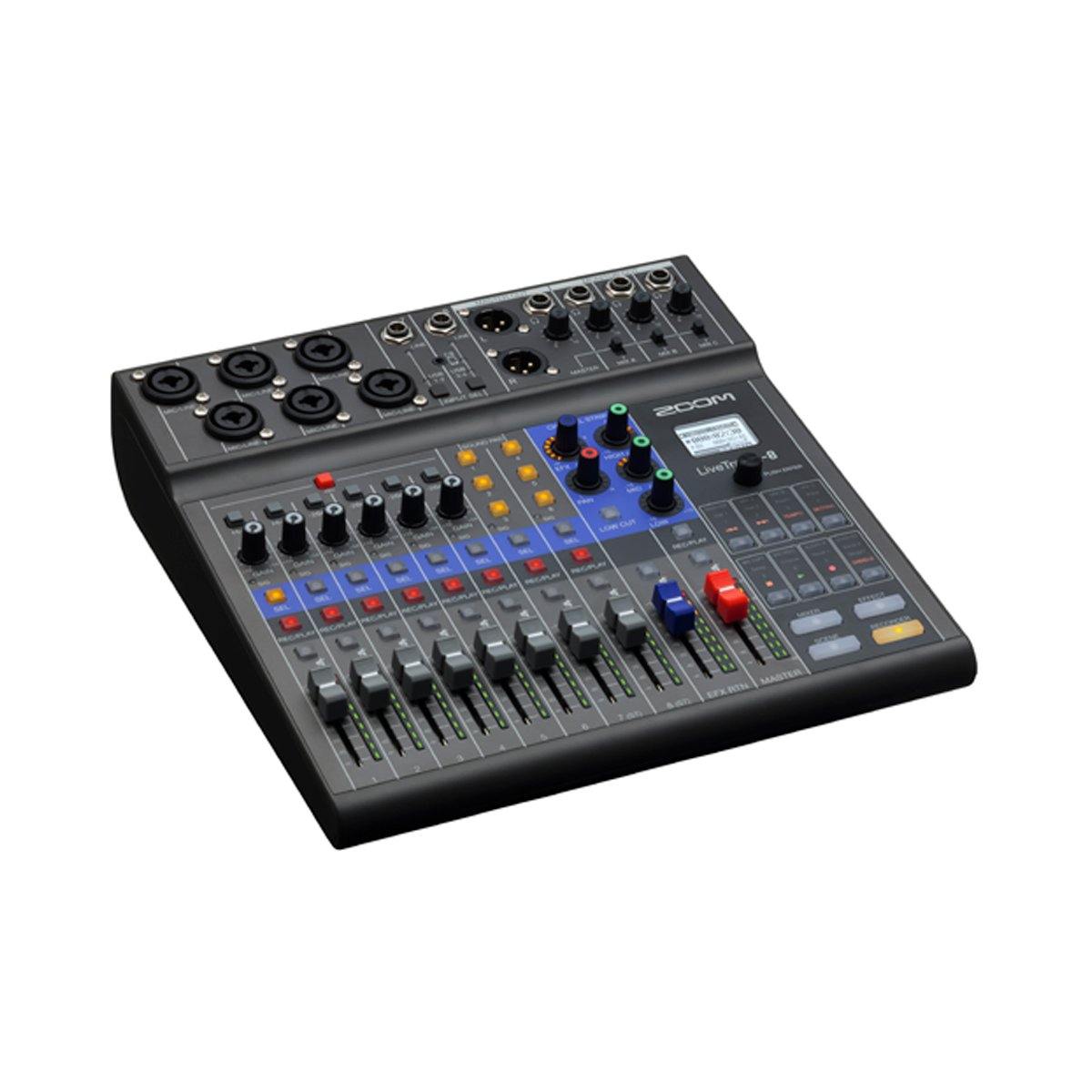 ZOOM 8 CHANNEL DIGITAL MIXER 12 TRACK RECORDER