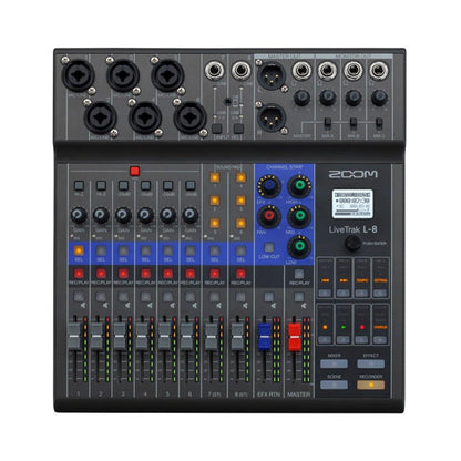 ZOOM 8 CHANNEL DIGITAL MIXER 12 TRACK RECORDER