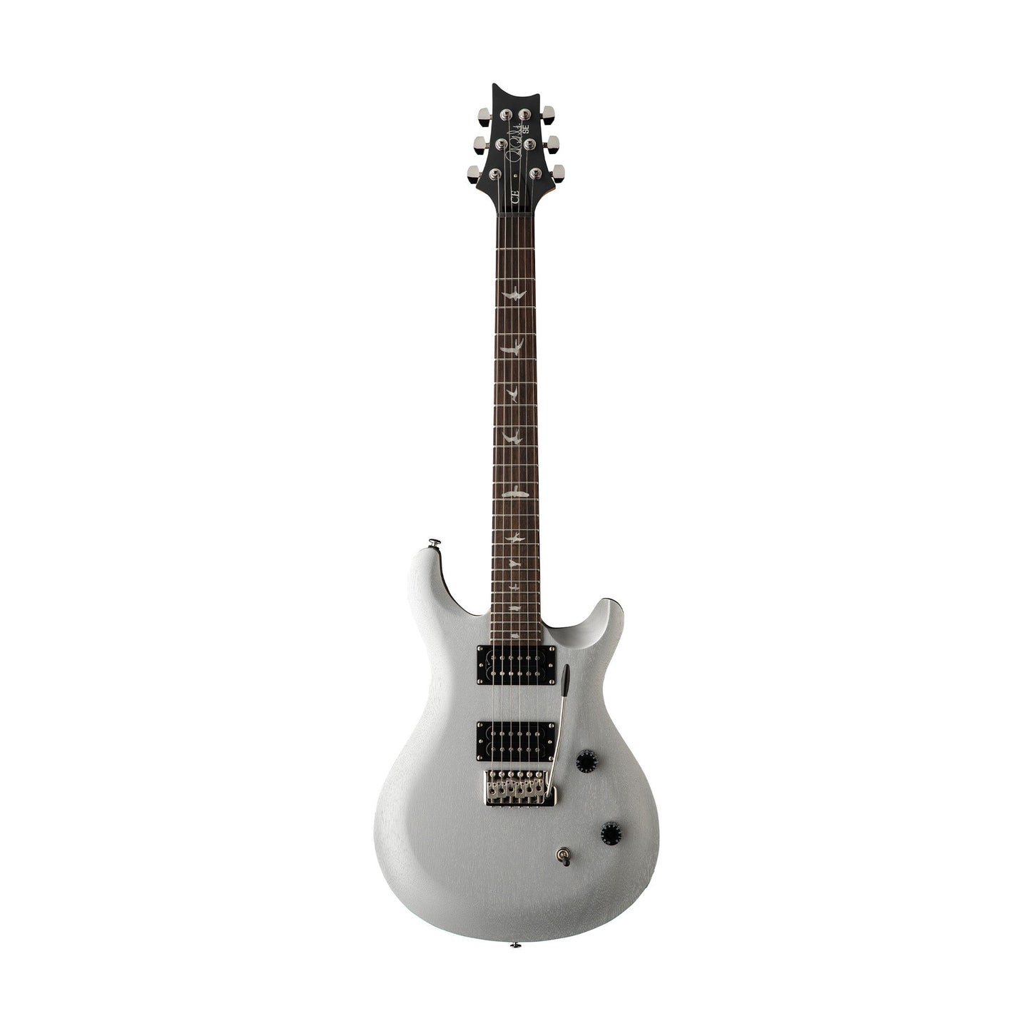 PRS SE CE24 Standard Satin Electric Guitar - Metallic Silver Satin