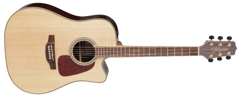 Takamine GD93CENAT Dreadnaught Solid Spruce Top with Black Walnut/Maple Back & Sides - Gloss