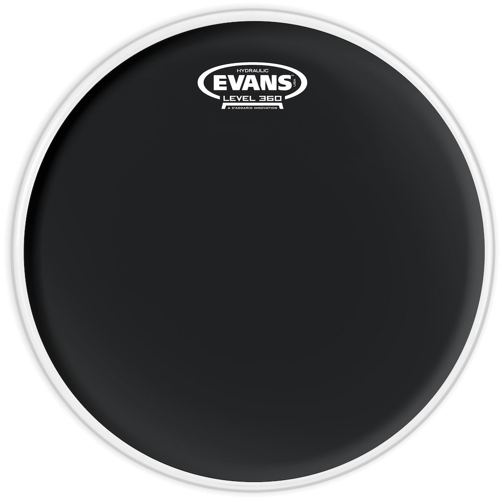 EVANS Hydraulic Clear Black 12" Drumhead