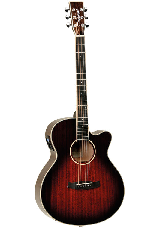 Tanglewood TW4EAVB Winterleaf Superfolk All Mahogany - Autumn Vintage Burst
