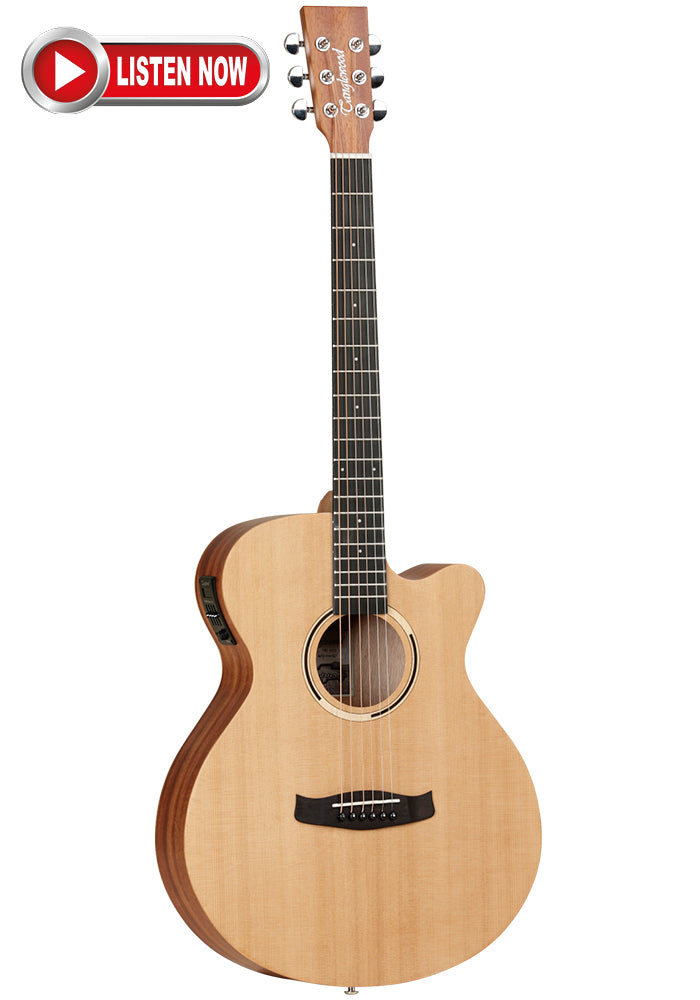 Tanglewood TWR2SFCE Roadster II Super Folk Cutaway Spruce Mahogany w/ Elec & Bag