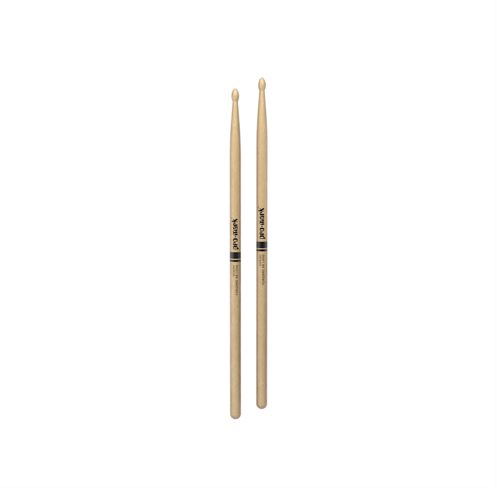 Promark TX5ALW Classic Hickory 5A Long Oval Tip