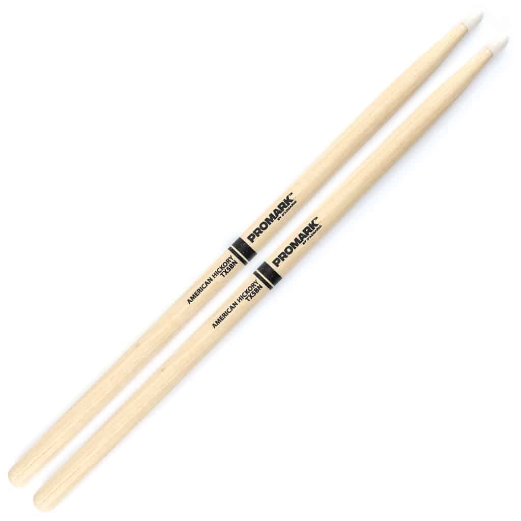 PROMARK Classic Hickory 5B Nylon Tip Drumsticks