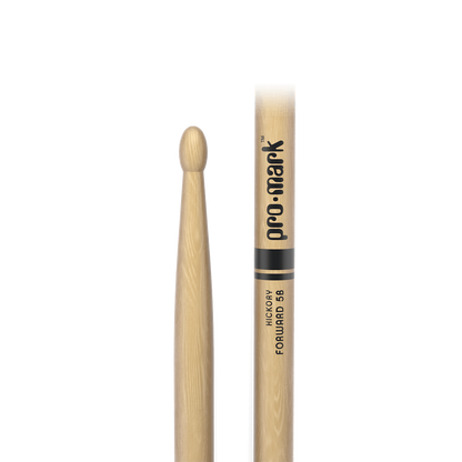 Promark TX5BW Classic Hickory 5B Oval Tip