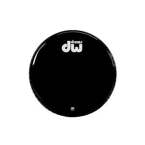 DW 24  GLOSS BLACK DRUM HEAD